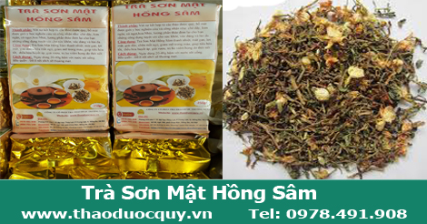 Trà Sơn Mật Hồng Sâm Trà Sơn Mật Hồng Sâm